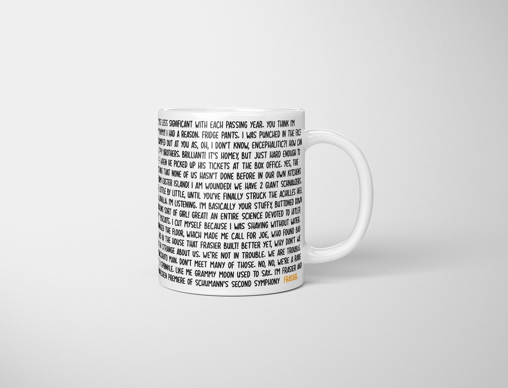 Frasier Best Quotes Mug, Frasier Quotes Mug, Funniest Quotes, Frasier Fan Mug, Gift For Frasier Fan, Frasier Crane Present, Frasier Mug