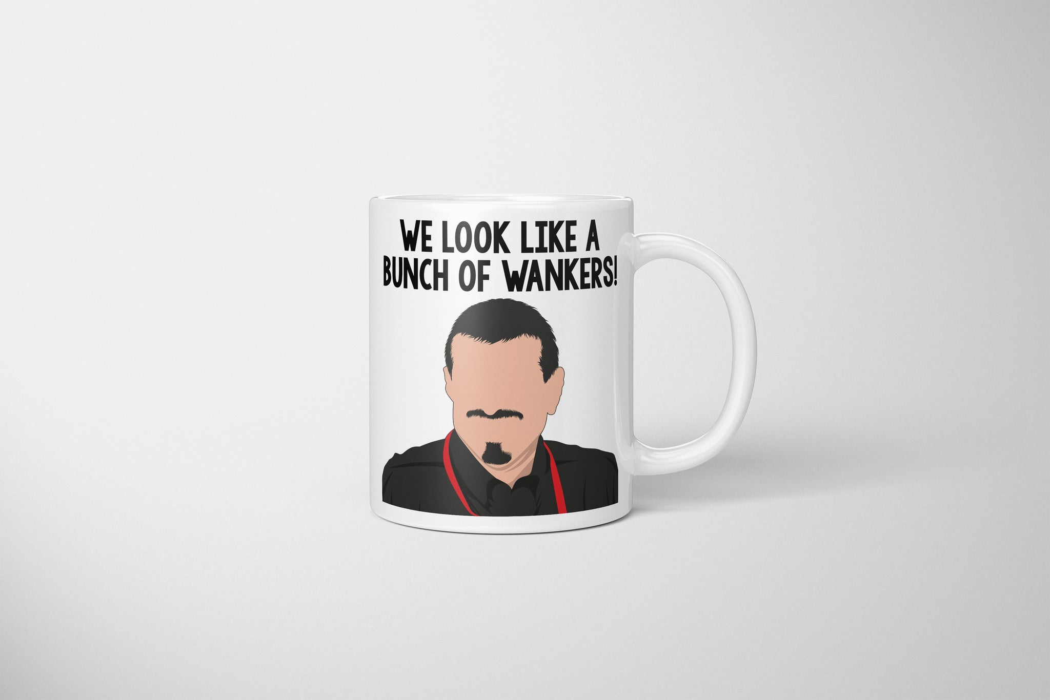 Guenther Steiner Mug, Guenther Steiner We Look Like A Bunch Of Wankers, Guenther Steiner F1 Mug, F1 Fan Mug, Gift For Formula One Fan