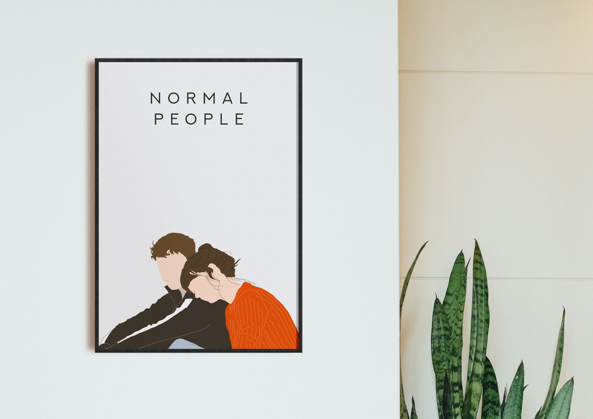 Normal People Poster, Normal People Print, Sally Rooney, Connell And Marianne, Normal People Series, Daisy Edgar Jones, Paul Mescal UK