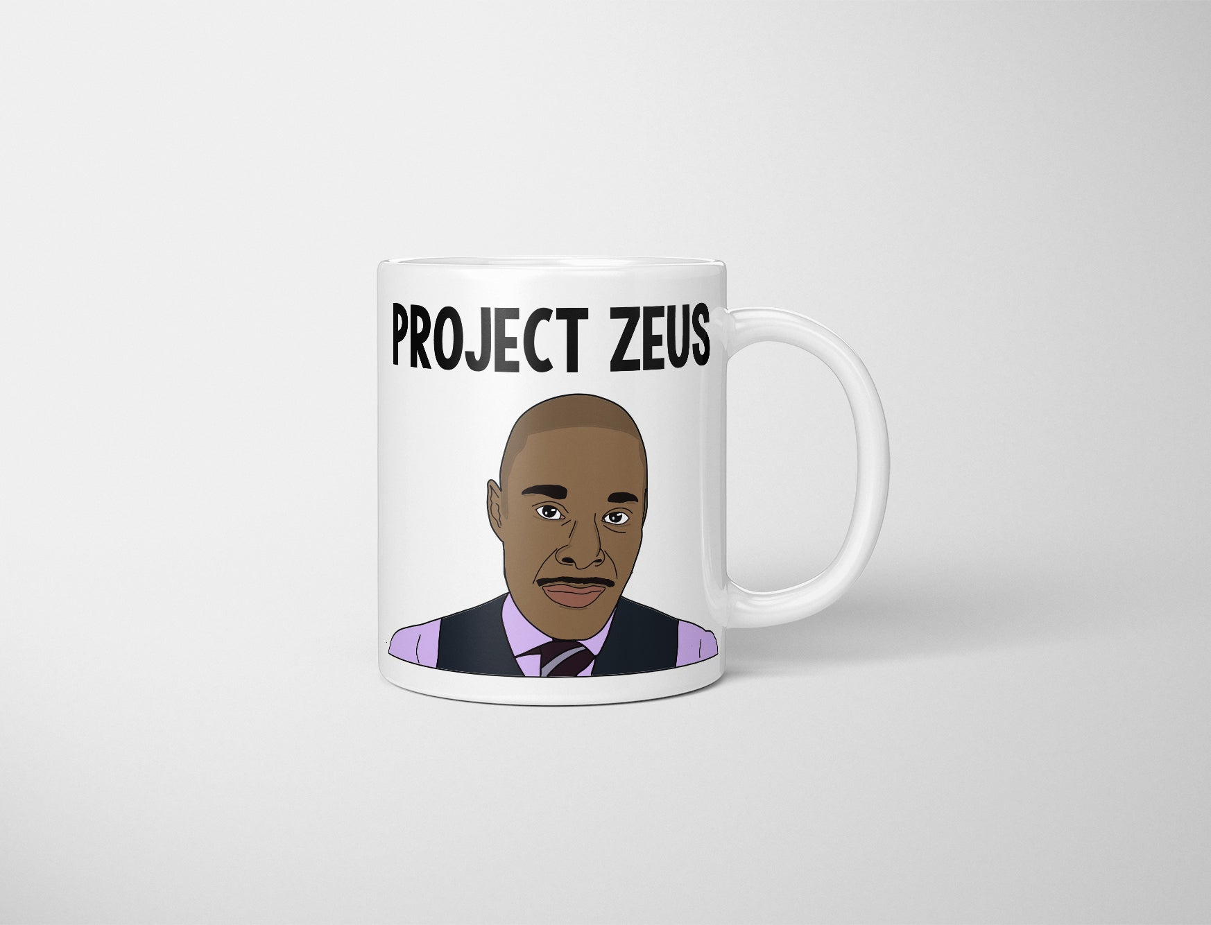 Project Zeus Mug, Project Zeus Mug, Alan Johnson Mug, Marketing An Arm Of Sales, Alan Johnson Peep Show Mug, Peep Show Fan, Peep Show