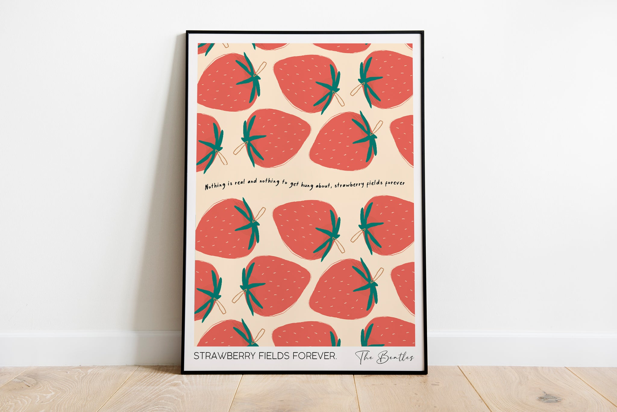 Strawberry Fields Forever Print, The Beatles Print, Strawberry Fields Forever Art, The Beatles Poster, The Beatles Poster, The Beatles Fan