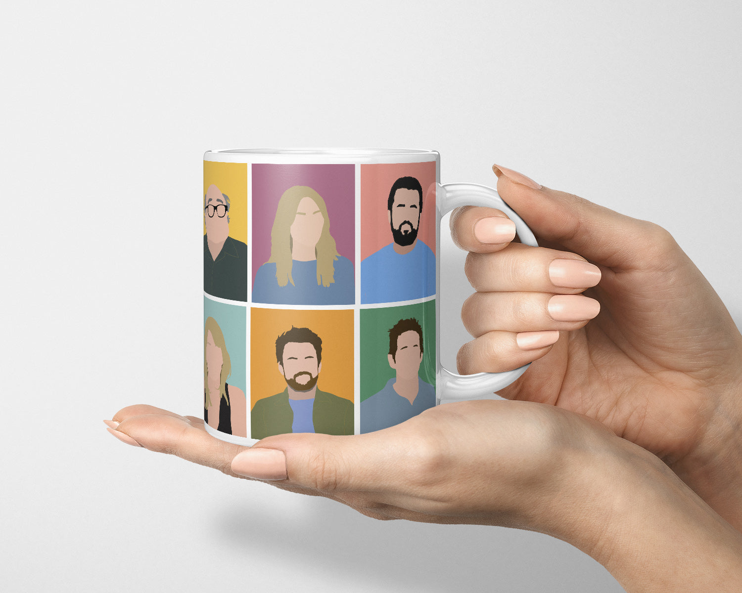 Full Cast It's Always Sunny In Philadelphia Mug, Minimal Always Sunny In Philadelphia Mug, Always Sunny Cast, Gift For Always Sunny Fan