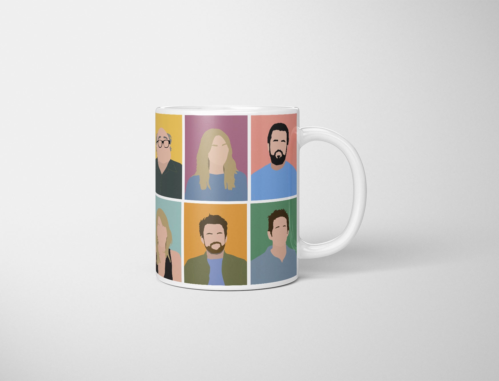 Full Cast It's Always Sunny In Philadelphia Mug, Minimal Always Sunny In Philadelphia Mug, Always Sunny Cast, Gift For Always Sunny Fan