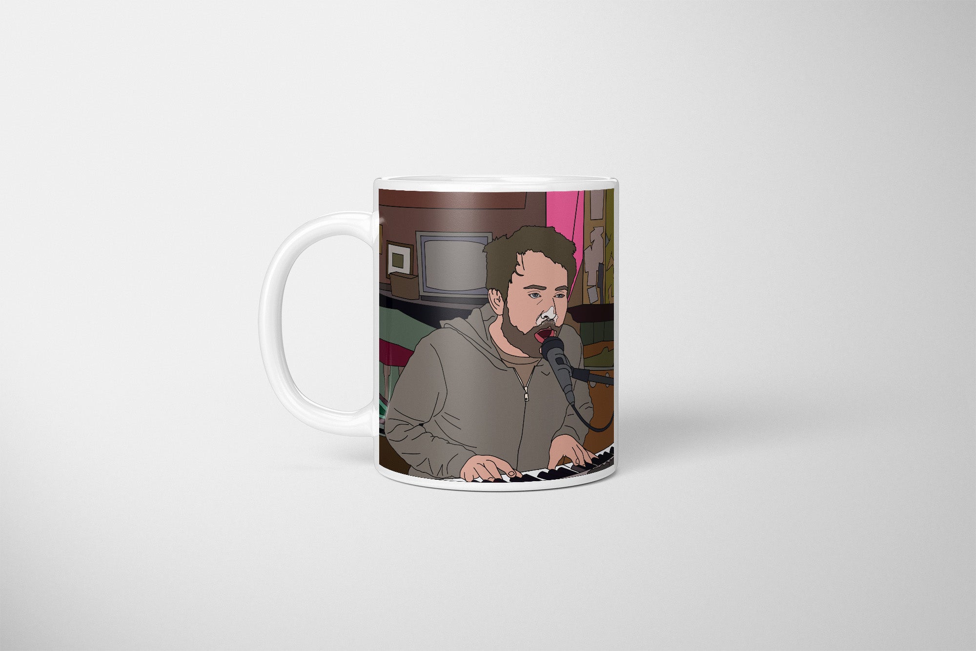 Charlie Kelly, Go Fuck Yourselves Song, There's A Spider, He's Deep In My Soul, Always Sunny In Philadelphia Mug, Charlie In Always Sunny