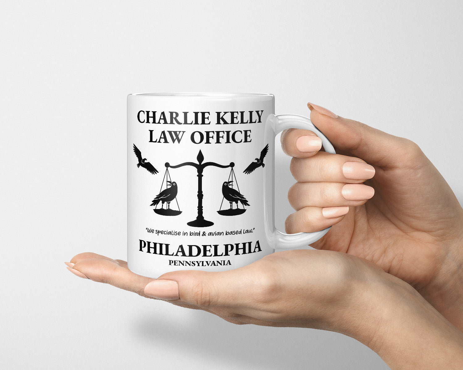 Charlie Kelly, Bird Law, Bird Law Mug, Charlie Kelly Lawyer, Always Sunny In Philadelphia Mug, Charlie In Always Sunny, IASIP Mug, Law Firm