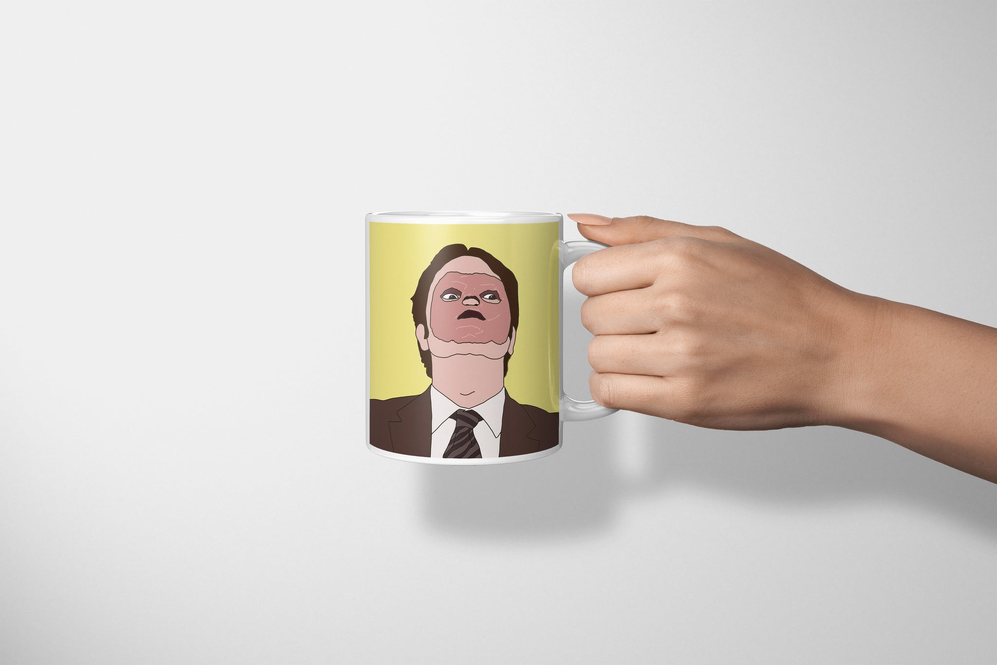 Dwight CPR Face Mask, CPR Dummy, Dwight Mug, The Office Dwight Mug, Dwight Schrute Quotes Mug, Funny Dwight The Office Mug, Dwight Gift, UK