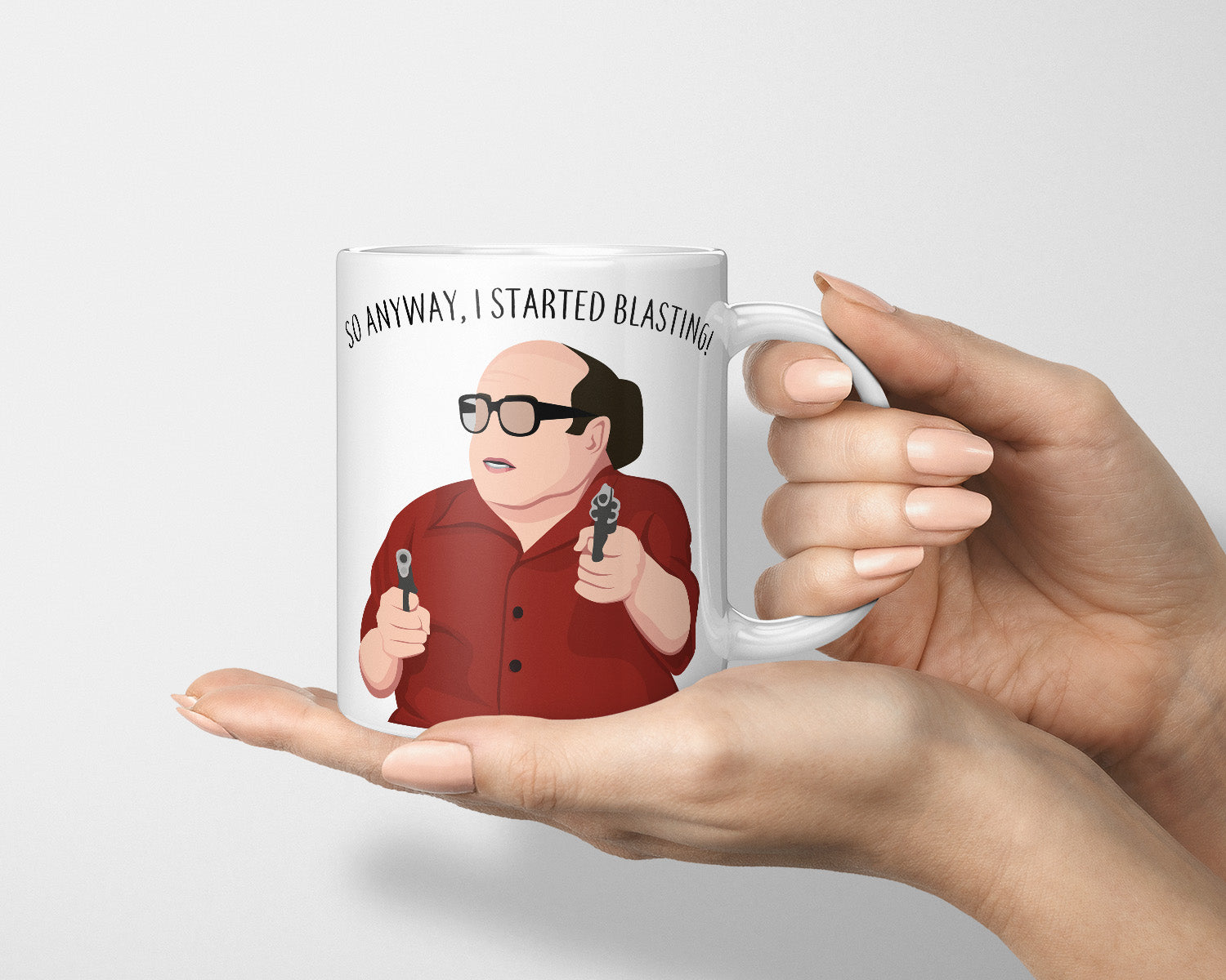 Frank Reynolds Mug, So Anyway, I Started Blasting Mug, Frank Started Blasting, Always Sunny In Philadelphia Mug, Frank Always Sunny, IASIP