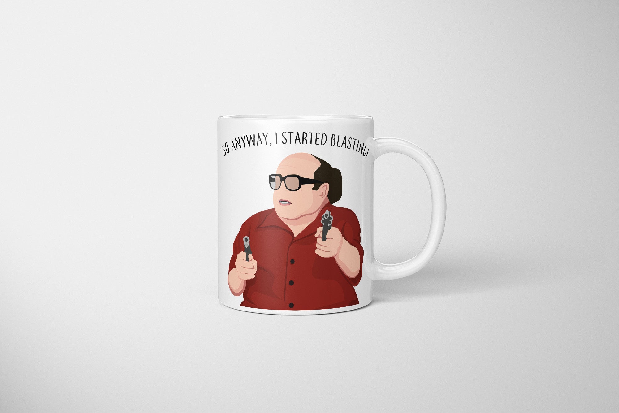 Frank Reynolds Mug, So Anyway, I Started Blasting Mug, Frank Started Blasting, Always Sunny In Philadelphia Mug, Frank Always Sunny, IASIP