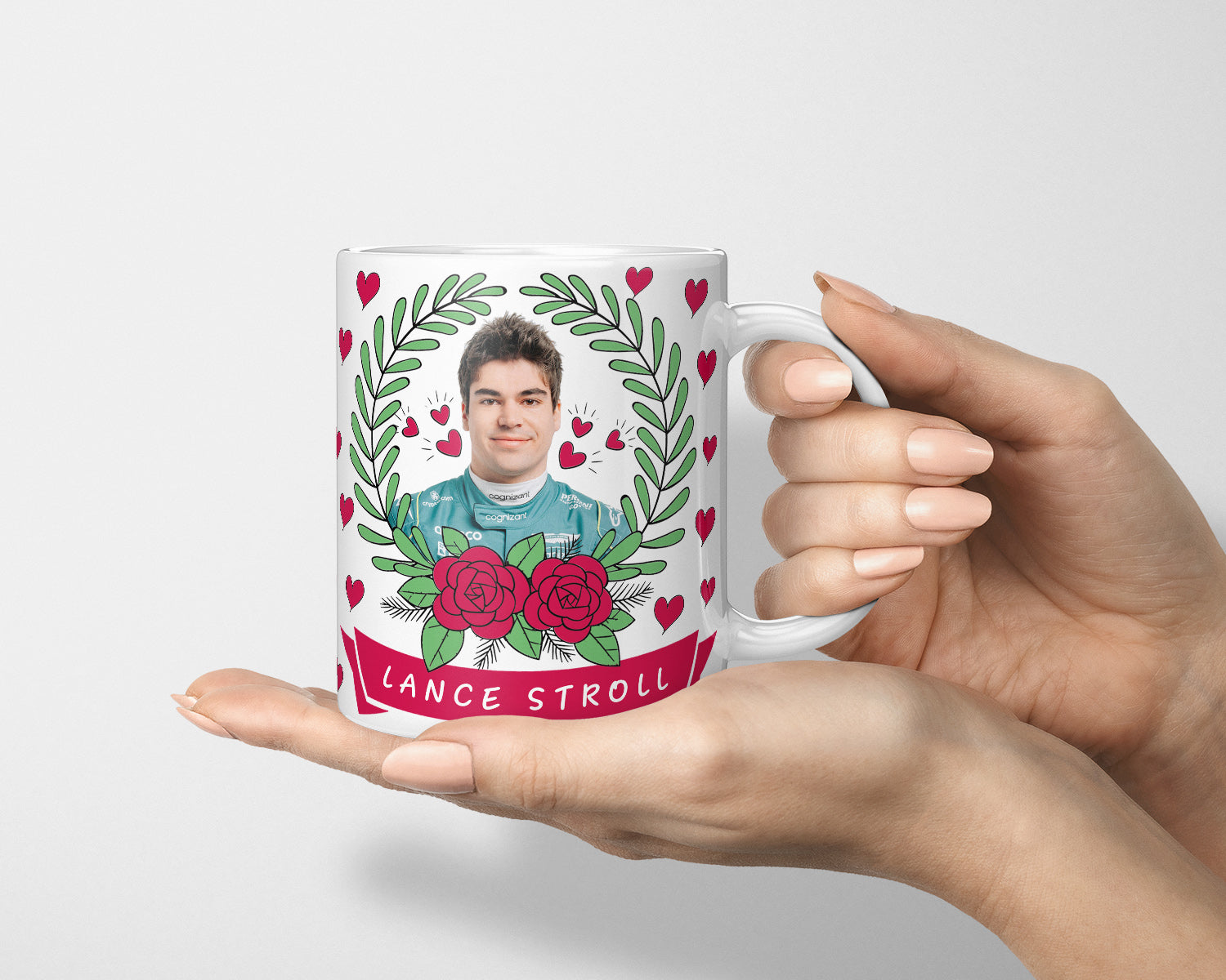 Lance Stroll Fan Mug, Lance Stroll Cute Gift, Lance Stroll Mug, F1 Fan Mug, Gift For Formula One Fan, Drive to Survive, Aston Martin Team