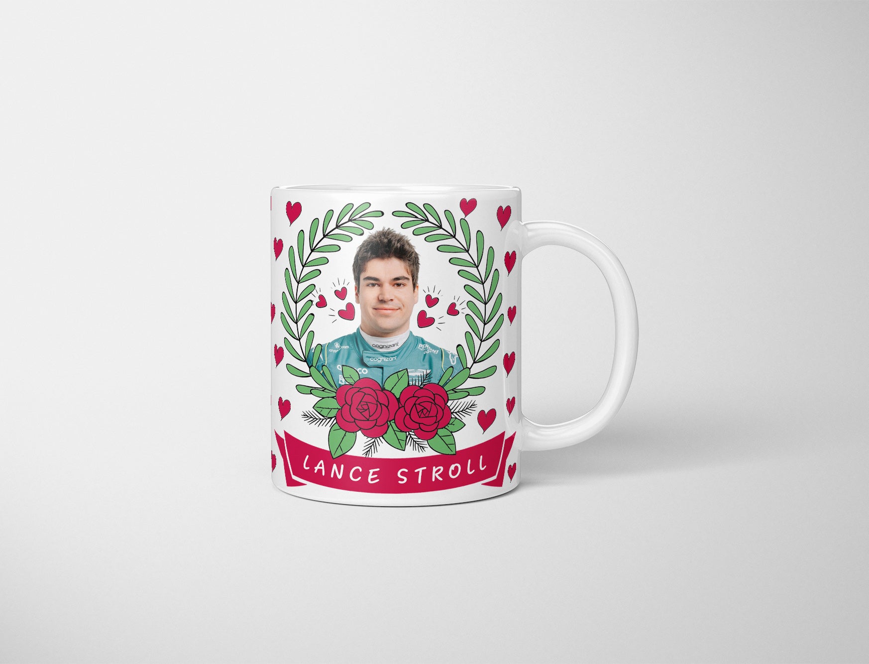 Lance Stroll Fan Mug, Lance Stroll Cute Gift, Lance Stroll Mug, F1 Fan Mug, Gift For Formula One Fan, Drive to Survive, Aston Martin Team