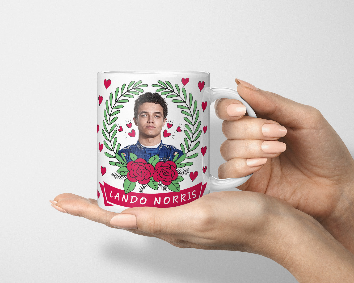 Lando Norris Fan Mug, Lando Norris Cute Gift, Lando Norris F1 Mug, F1 Fan Mug, Gift For Formula One Fan, Drive to Survive, McClaren Team