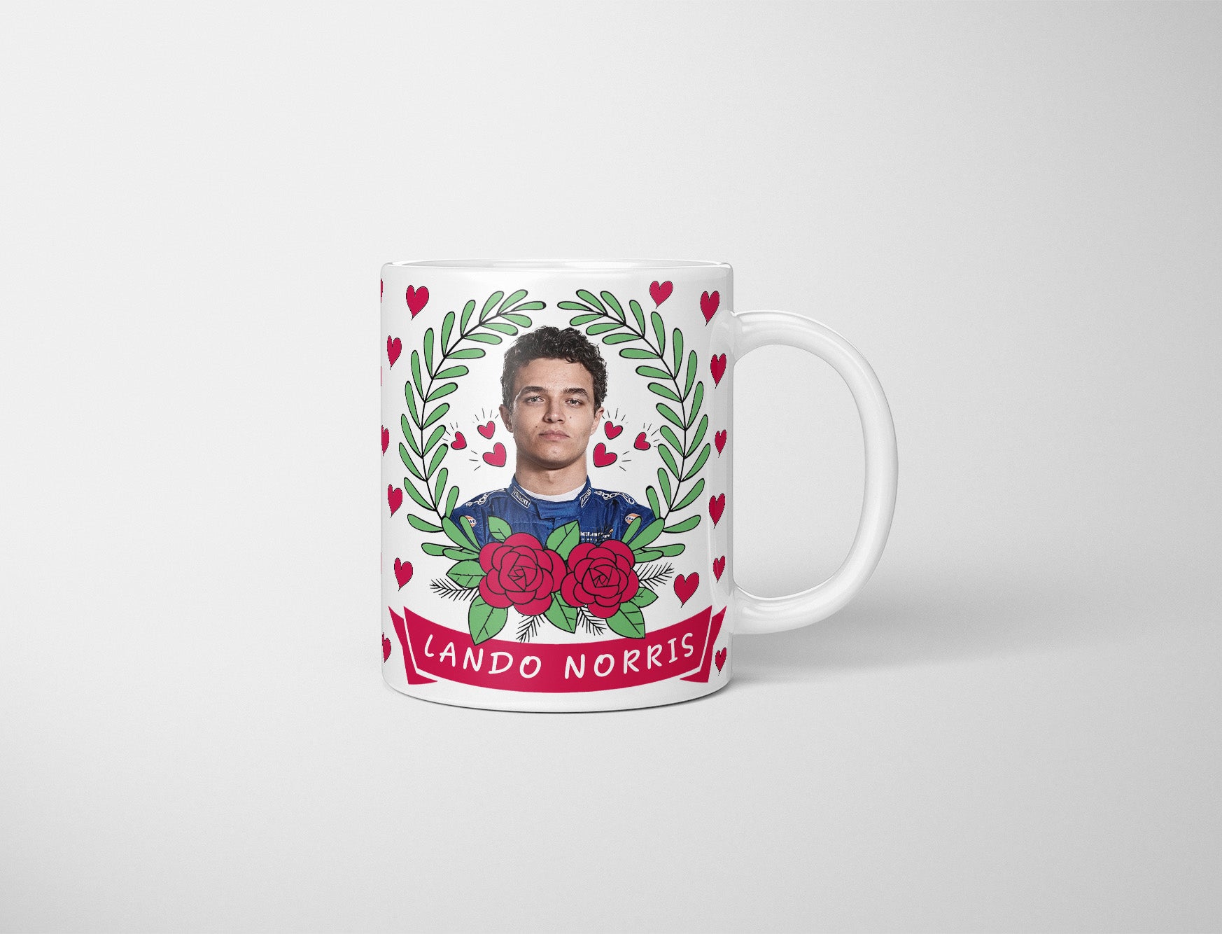 Lando Norris Fan Mug, Lando Norris Cute Gift, Lando Norris F1 Mug, F1 Fan Mug, Gift For Formula One Fan, Drive to Survive, McClaren Team