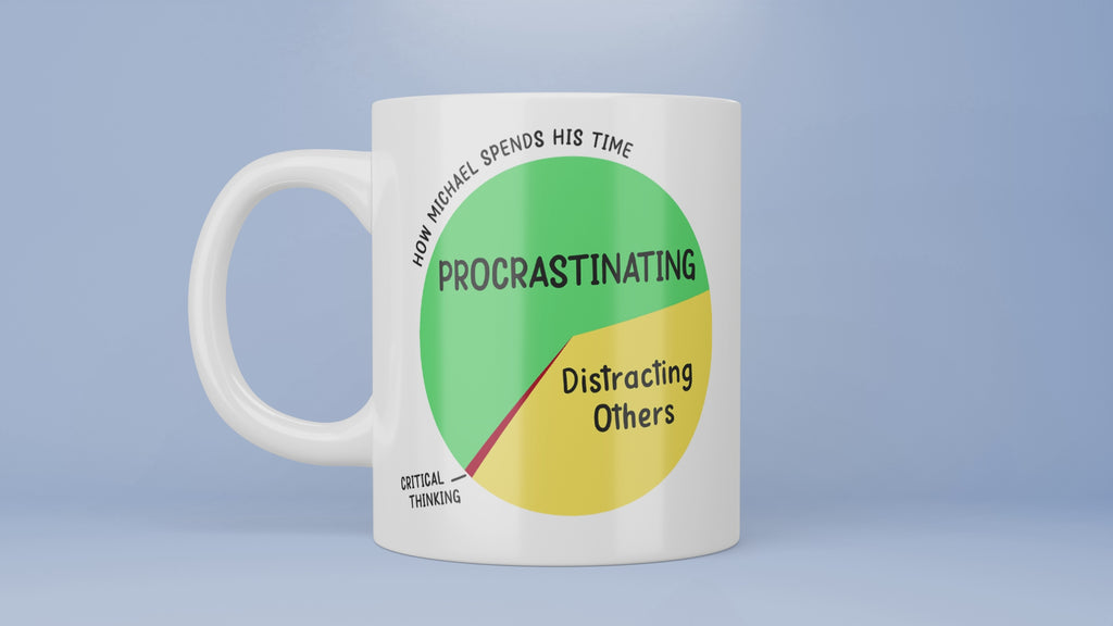 How Michael Spends His Time, Procrastinating, Distracting Others, Critical Thinking, Michael Scott, Office USA, The Office Fan Gift