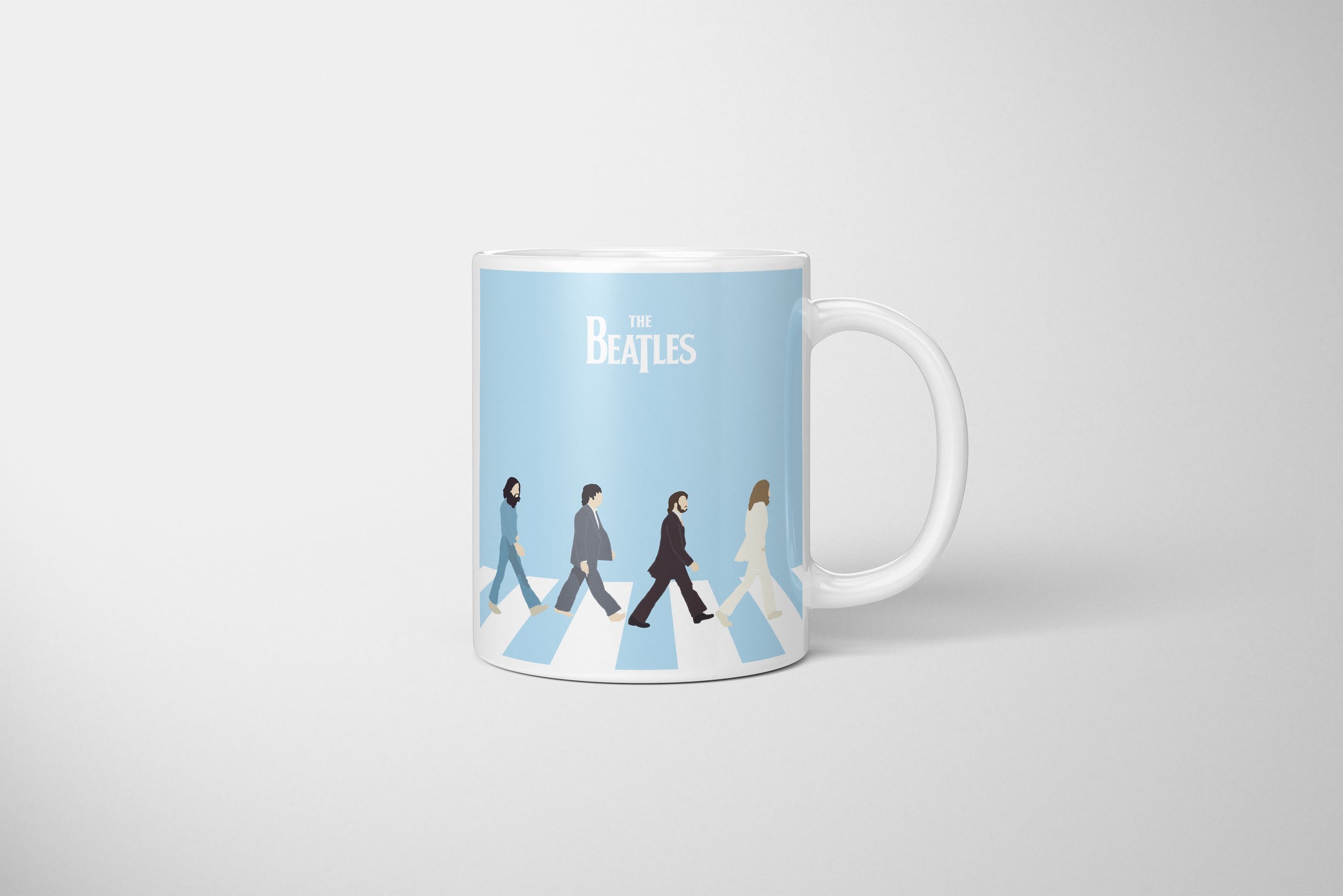 Abbey Road Mug, Abbey Road Minimal Mug, The Beatles Mug, The Beatles Abbey Road, The Beatles Mug, Abbey Road Album Art Mug, Beatles Gift UK