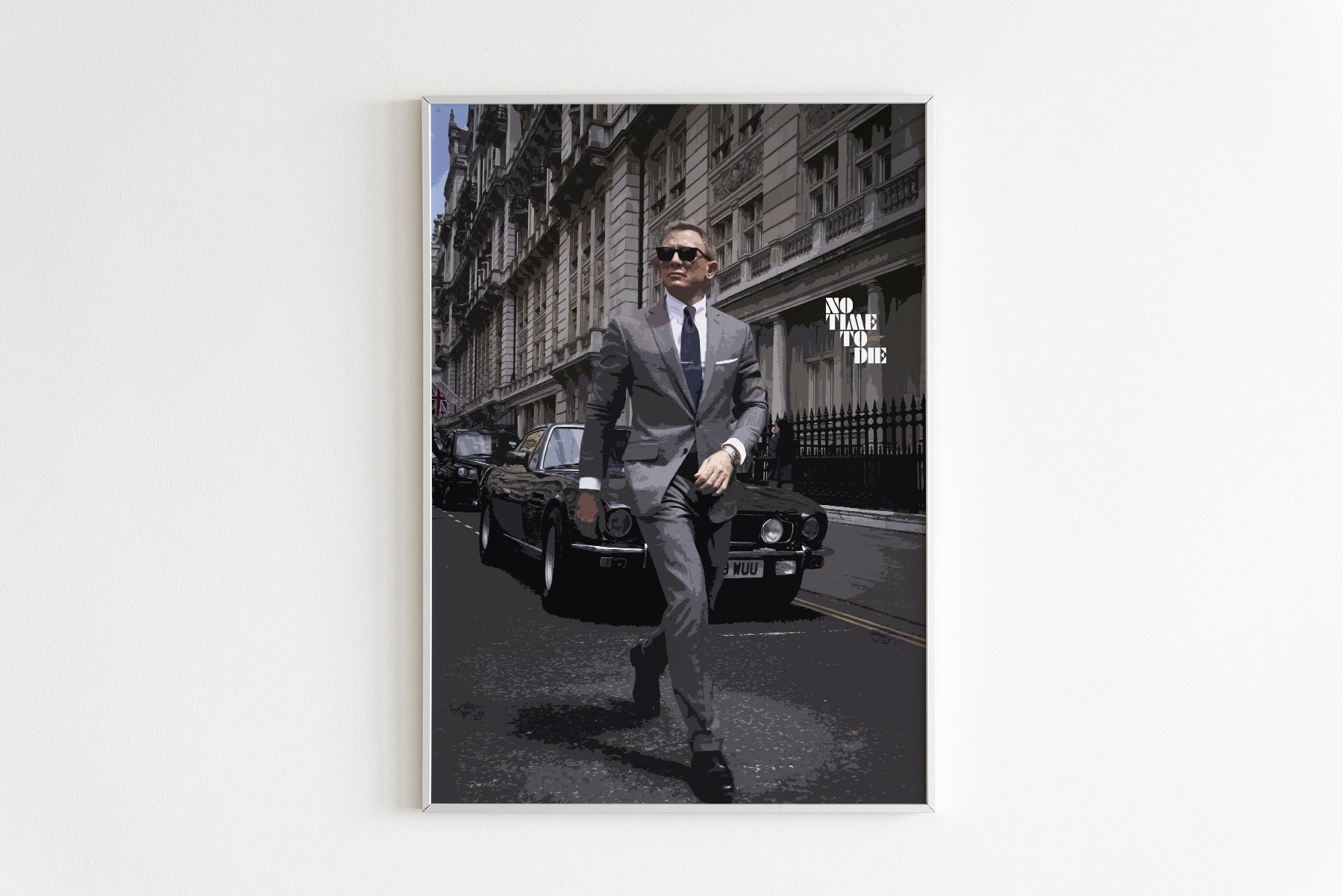 No Time To Die Inspired Art Print, Daniel Craig Print, No Time To Die Poster, James Bond Poster, James Bond Film Print