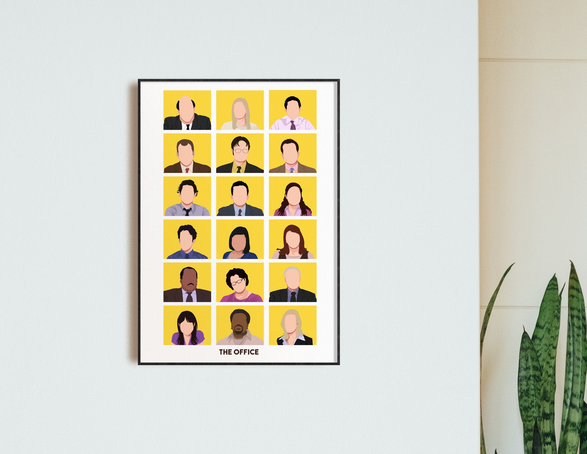 The Office (US) Cast Print - Minimal The Office Poster