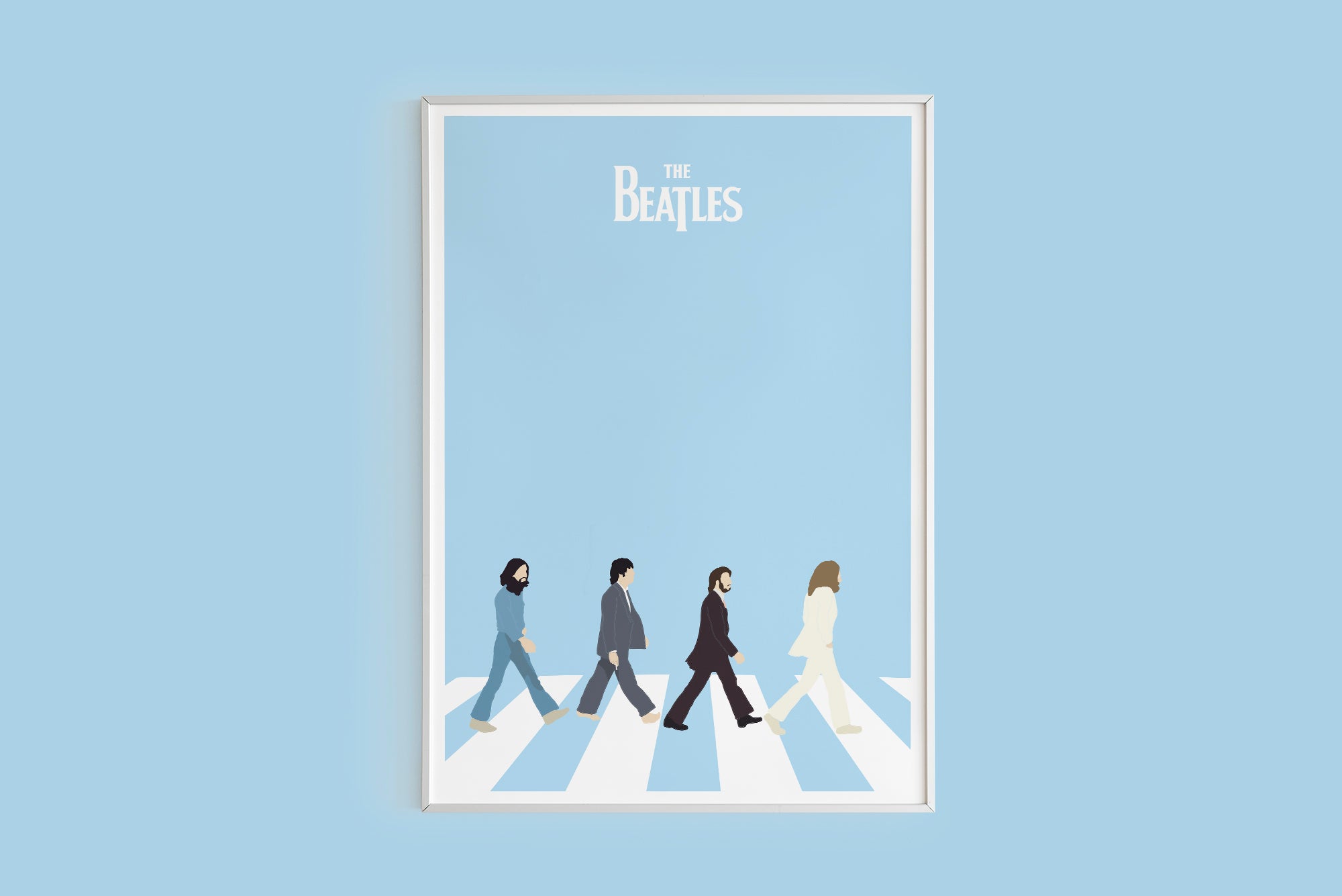 Abbey Road Minimal Art, Abbey Road Album Cover Art, Abbey Road Album Print, Abbey Road Minimal Poster, The Beatles Art, The Beatles Poster, The Beatles Print, The Beatles Minimal Poster, The Beatles Print UK, Abbey Road Artwork