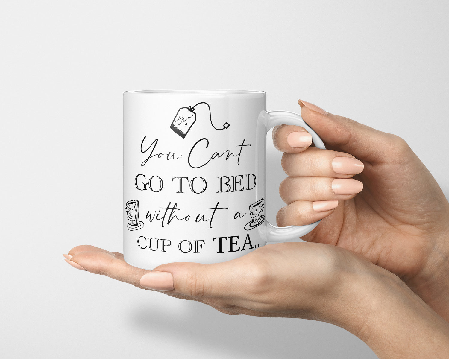 You Cant Go To Bed Without A Cup Of Tea Mug, One Direction Mug, One Direction Little Things Mug, Little Things Mug